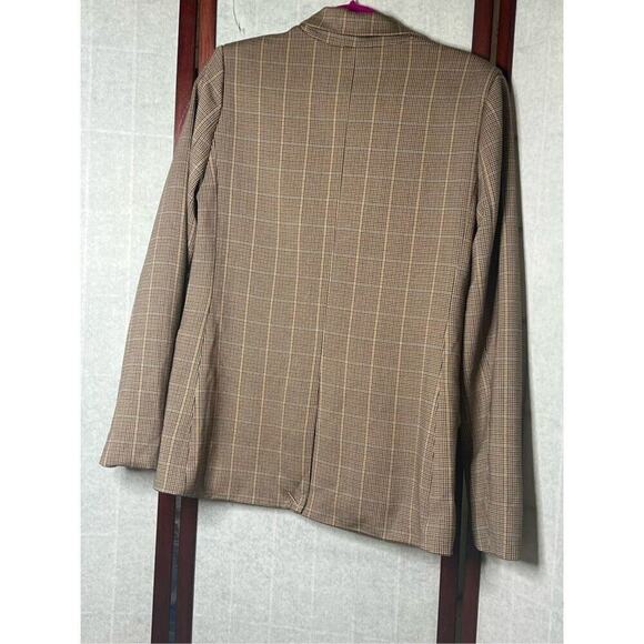 ICONE MINI HERRINGBONE & HOUNDSTOOTH PRINT BLAZER NWT SIZE M - Picture 2 of 5